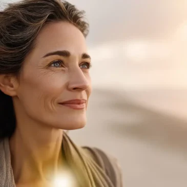 A beautiful woman stepping into her authentic power - psychosynthesis