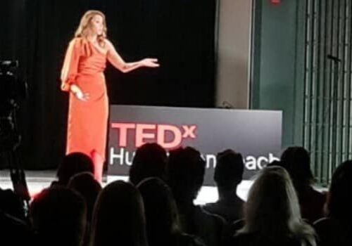 Anjani Speaking on Stage Ted Talks