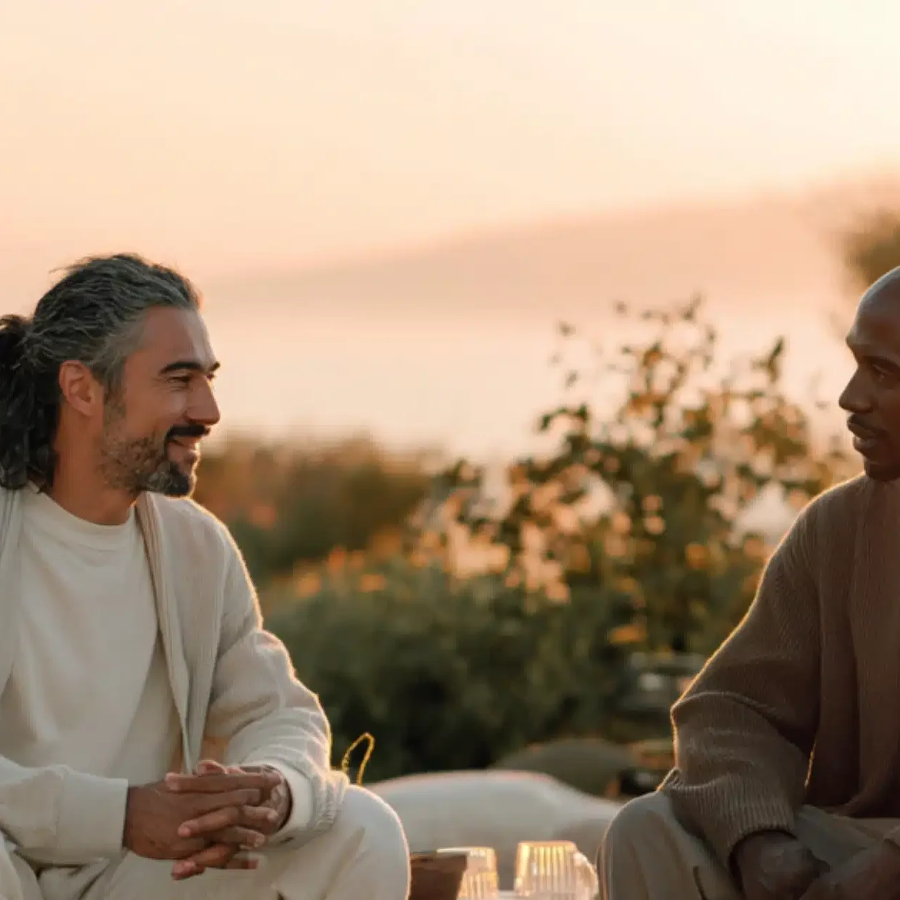 Male Spiritual Psychology Life Coach Coaching His Client