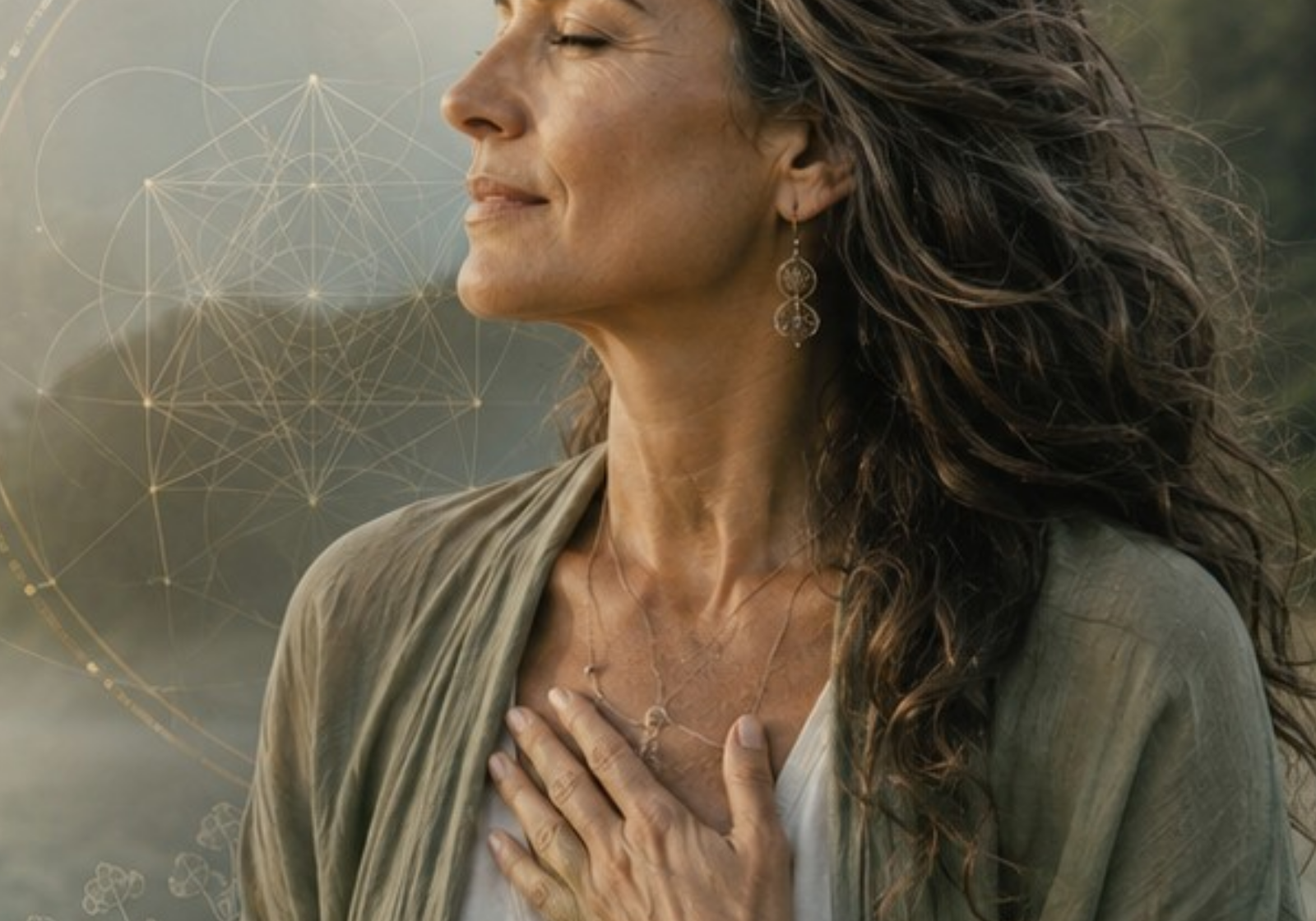 A woman who is very connected to her authentic Self and integrates psychosynthesis a spiritual psychology as a way to stay in the space as the loving observer as much as possible