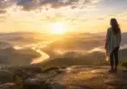 Woman in Deep Contemplation Spiritual Psychology Nature Journey | Psychospiritual Institute